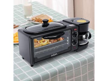 Veiling - 3 in 1 Multifunctionele Ontbijtmachine - Oven - Br, Nieuw