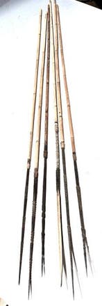 Prachtige oude pijlen ten noorden van Nieuw-Guinea -, Antiek en Kunst