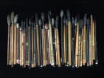 Japanese - Beeld, Set of 45 / Calligraphy brush / Japanese