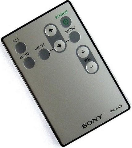 Afstandsbediening Sony rm-x123 xvm-r75, Audio, Tv en Foto, Afstandsbedieningen, Origineel, Nieuw, Ophalen of Verzenden