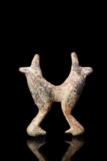 Picenen Brons Amulet, Antiek en Kunst