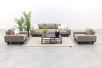 VDG Barcelona/Royalty Sunbrella stoel-bank loungeset - Taupe, Tuin en Terras, Tuinsets en Loungesets, Verzenden, Nieuw, Overige materialen