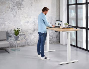 Elektrische zit-sta werkplek 120x80cm tot 130cm hoog, Ophalen of Verzenden, Nieuw