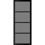 Weekamp binnendeur WK6308 93x231,5 (Stomp, Rookglas), 80 tot 100 cm, 215 cm of meer, Binnendeur, Nieuw