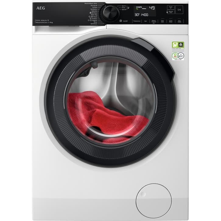 AEG LFR94946WS - Wasmachine - 9 kg - 1400 tpm - PowerCare &, Witgoed en Apparatuur, Wasmachines, Nieuw, Voorlader, 85 tot 90 cm