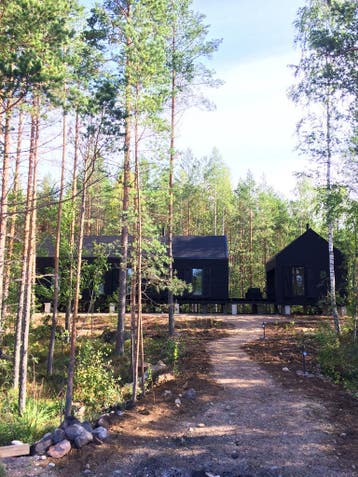 Architectonisch juweel op bosrijk perceel aan Fins meer, Huizen en Kamers, Savitaipale, Finland, Landelijk, Overig Europa, Woonhuis