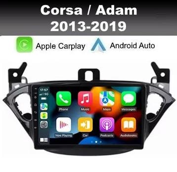 Opel Adam Corsa E 2013-2019 navigatie android 14 carplay dab, Ophalen of Verzenden, Nieuw