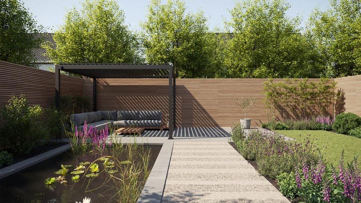 SUNS Alvaro overkapping 394 x 363 cm SALE |, Tuin en Terras, Tuinsets en Loungesets, Ophalen of Verzenden