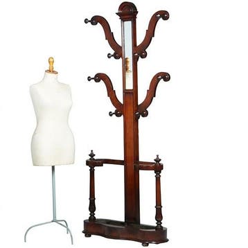 Engelse Victoriaans staande  kapstok Tree Coat Rack met sp, Ophalen of Verzenden