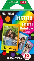 Fujifilm Instax™ mini fotopapier rainbow 10-pak, Verzenden, Nieuw