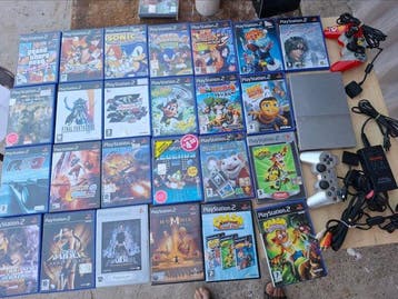 Sony - Playstation 2 (PS2) - Videogameconsole + games, Nieuw