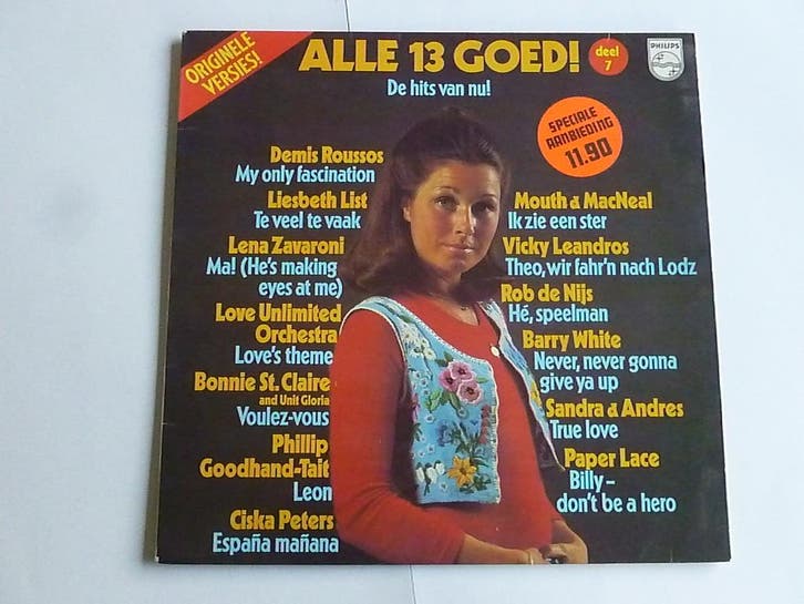 Alle 13 Goed! - Deel 7 (LP), Cd's en Dvd's, Vinyl | Verzamelalbums, Zo goed als nieuw, Ophalen of Verzenden