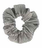 Haarelastiek Scrunchie – Ribbel Stof – Grijs, Nieuw
