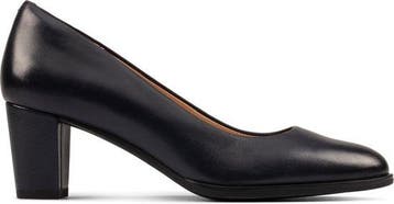 Clarks Kaylin60Court2 Pumps - Navy Leather - Maat 38, Kleding | Dames, Schoenen, Verzenden, Nieuw