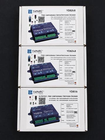 YaMoRC Universeel - YD8248/YD8116 - Digitale, Hobby en Vrije tijd, Modeltreinen | H0, Nieuw
