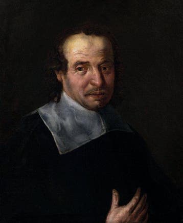 Scuola romana (XVII), Ambito di Andrea Sacchi - Ritratto di