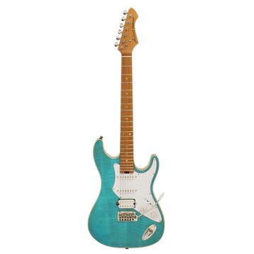 Aria 714-MK2 Hot Rod Collection Fullerton TQBL Turquoise, Ophalen of Verzenden, Nieuw