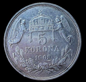 Hongarije. Franz Joseph I. 5 Korona 1908 (Zonder