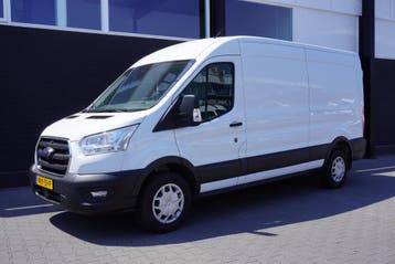 Ford Transit 2.0 TDCI 170PK L3H2 EURO 6, Stof, Gebruikt, Wit, Ford