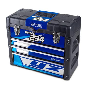 Stickerset voor Gereerdschapskist 24MX X3 Blauw, Verzenden, Nieuw