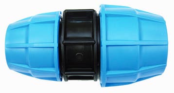 Supreme pe verloopkoppeling, Kiwa, 2x klem-50 x 40 mm, Verzenden, Nieuw