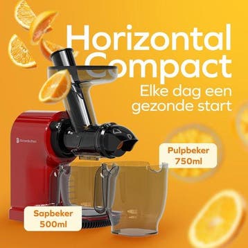 2dekans | KitchenBrothers Slowjuicer - Compact - Juicer -, Ophalen of Verzenden, Zo goed als nieuw