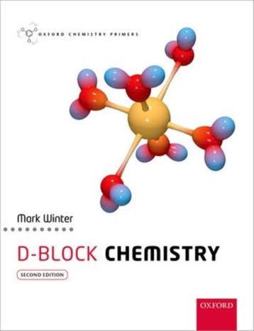 d Block Chemistry 9780198700968, Verzenden, Zo goed als nieuw
