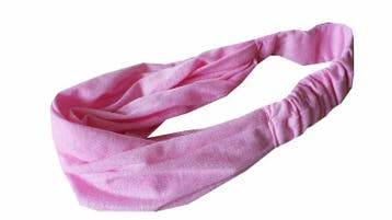 Haarband 3-in-1 - Jersey Stof - Roze, Nieuw