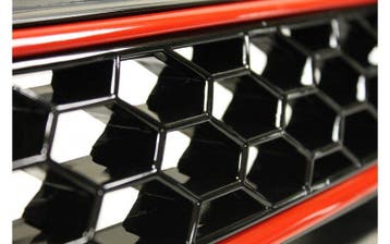 Grill Boven Rood Geschikt Voor Golf 6 GTI 2009-2012, Nieuw, Ophalen of Verzenden, Bumper, Volkswagen
