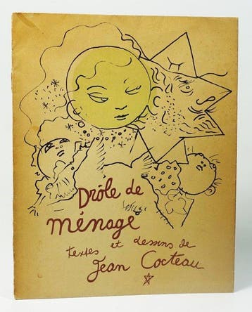 COCTEAU Jean - Drôle de ménage. Lithographies de J. Cocteau, Antiek en Kunst, Antiek | Boeken en Bijbels