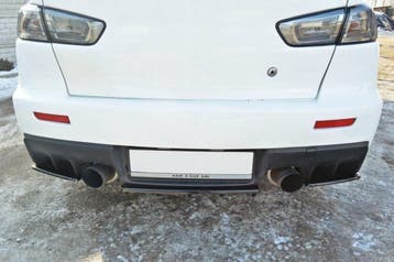 Maxton Diffuser Splitter Mitsubishi Lancer Evo X (met, Verzenden