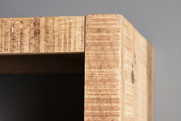 Stevige plank IRON CRAFT 176cm mangohouten boekenkast acht, Ophalen of Verzenden, Nieuw