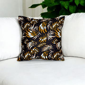 Afrikaans kussen | Bruine Mix Feathers - Sierkussen 45x45 -, Huis en Inrichting, Woonaccessoires | Kussens, Ophalen of Verzenden