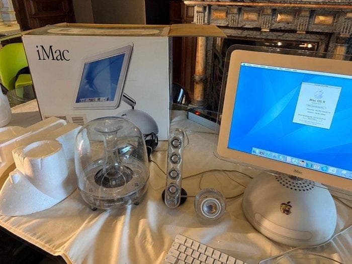 Apple iMac G4 “Sunflower” with Apple Pro Speakers - Computer, Spelcomputers en Games, Spelcomputers | Overige Accessoires
