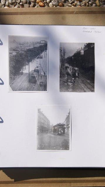 Nederland - Amsterdam - Album Trams Lijn 4 - Veelal fotos, Gelopen