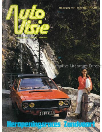 1973 AUTOVISIE MAGAZINE 21 NEDERLANDS, Nieuw, Author