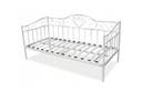 Metalen Bedframe 90x200 | Lattenbodem | OP=OP, Verstelbaar, 90 cm, Eenpersoons, Wit