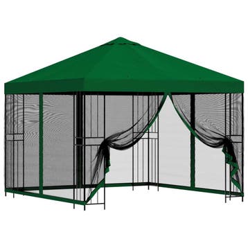 Partytent 3x3m met zijwanden - Nu extra scherp, Tuin en Terras, Minder dan 4 meter, Zo goed als nieuw, Paviljoen, 2 meter of meer