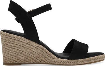 Tamaris dames espadrilles  sleehak zwart - Maat 41 (Mode), Verzenden, Nieuw