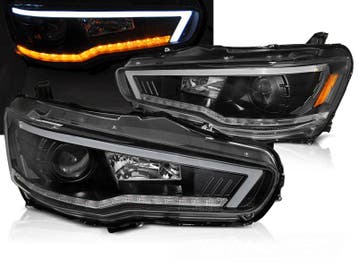 Carnamics Koplampen | Mitsubishi Lancer 07-11 4-d / Lancer S, Auto-onderdelen, Verzenden, Nieuw