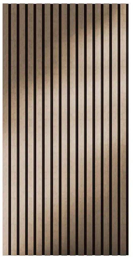 2dekans | Akoestische Wandpanelen - Set van 4 - Naturel, Tuin en Terras, Haardhout, Ophalen of Verzenden