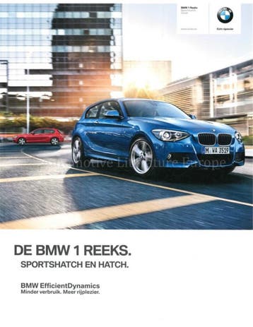 2014 BMW 1 SERIE BROCHURE NEDERLANDS, Nieuw, BMW, Author