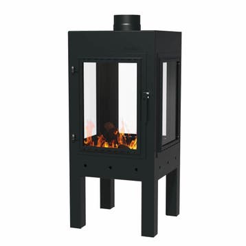 Cortenstaal gecoat tuinhaard Digna 50x50x110cm, Nieuw