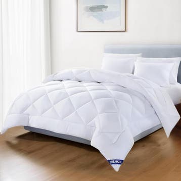 Dreamzie Dekbed 200x220cm | Retourdeal 33% Korting, Wit, Tweepersoons, Ophalen of Verzenden, Deken of Dekbed