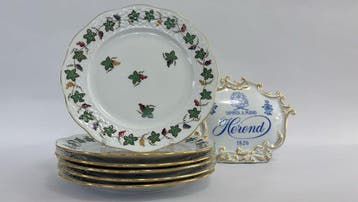 Herend - Dessertservies (6) - Porselein - Set dessertborden