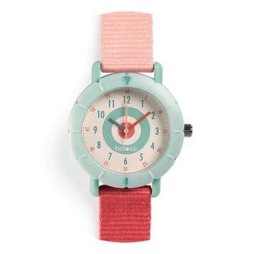Djeco sporthorloge Pink target - ki van €32,99 voor €29,69, Ophalen of Verzenden