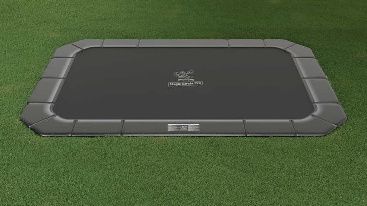 Flat to the ground Trampoline Rechthoekig Magic Circle Pro, Kinderen en Baby's, Speelgoed | Buiten | Trampolines, Nieuw, Ophalen of Verzenden