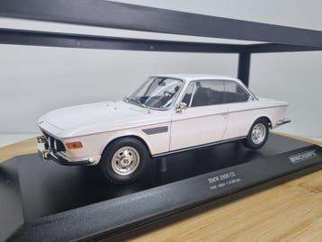 Minichamps 1:18 - Modelauto - BMW 2800 CS 1968 White -, Nieuw