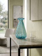 Vaas - Muranoglas - Vaas bolle goud 24 kt VR