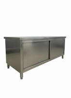 RVS werkkast met schuifdeuren - diverse formaten (nieuw), Ophalen of Verzenden, Nieuw in verpakking, Meubilair